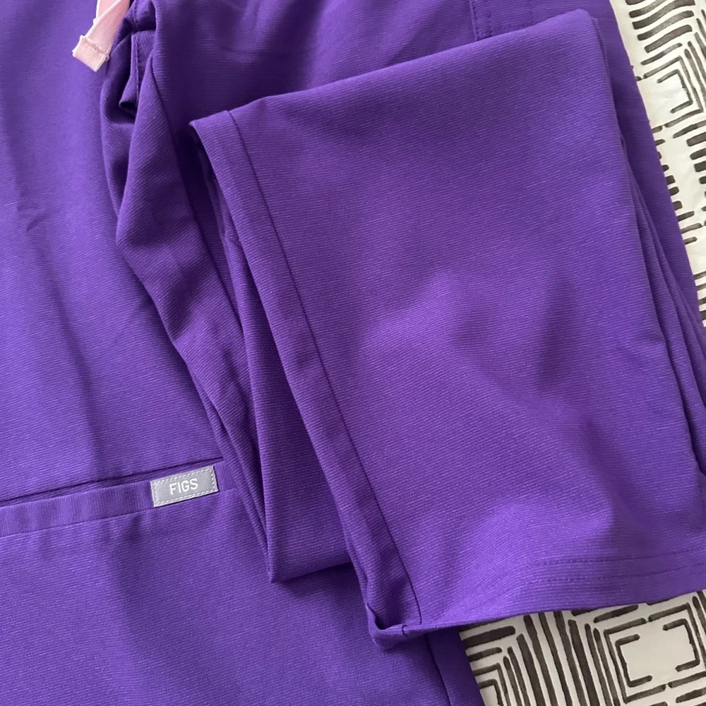 Purple Scrub Pants - Picture 2 of 2